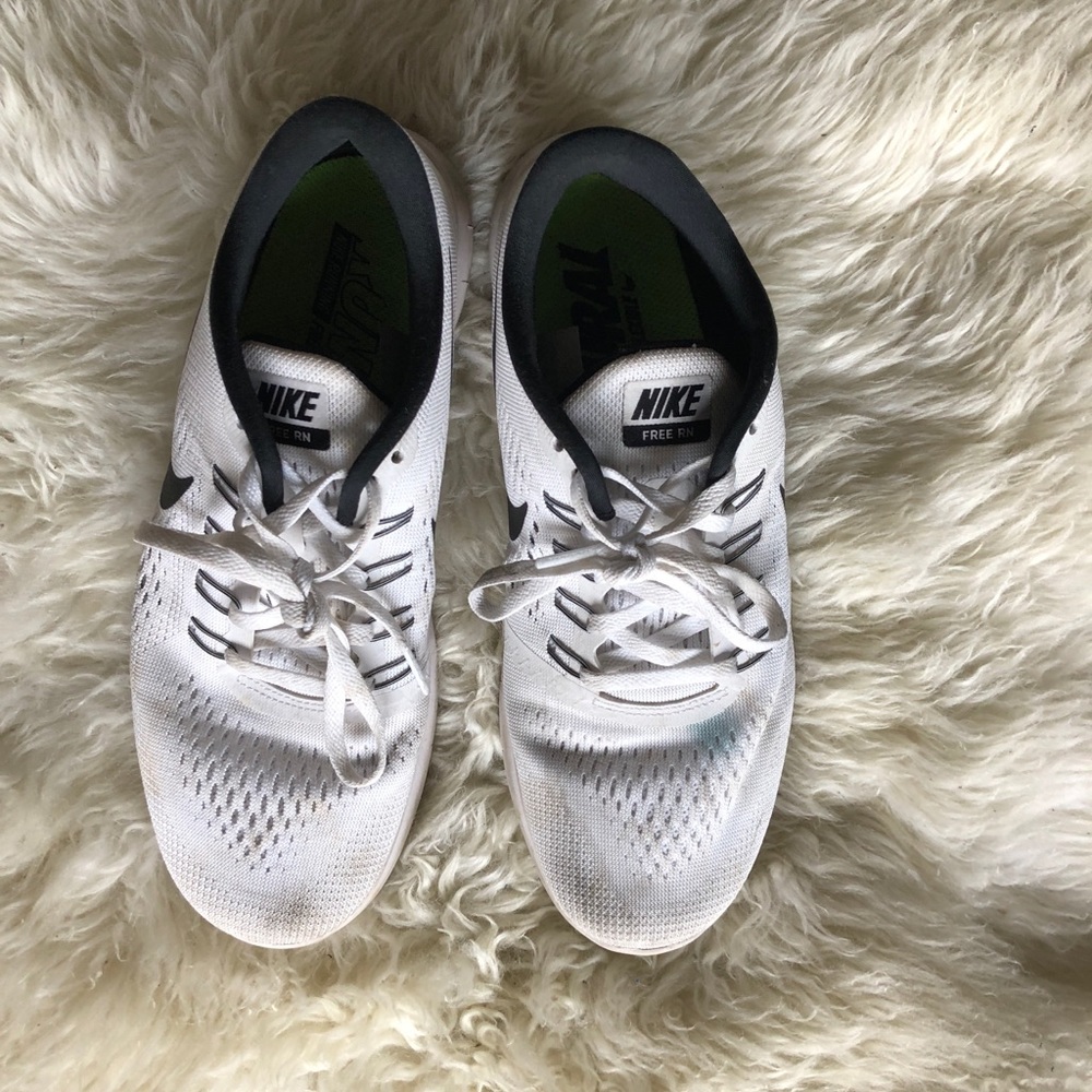 Nike free sneakers - white + black